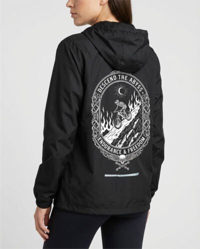 Chaqueta rompevientos gráfica