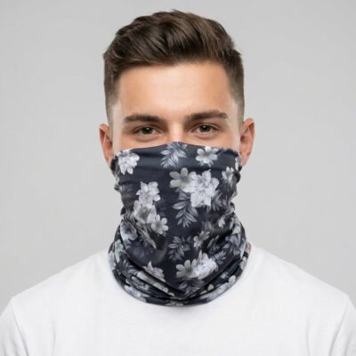 Cuello multifuncional - flores