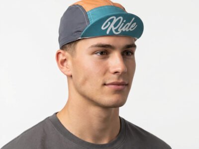 Gorra ciclismo - clasic naranja