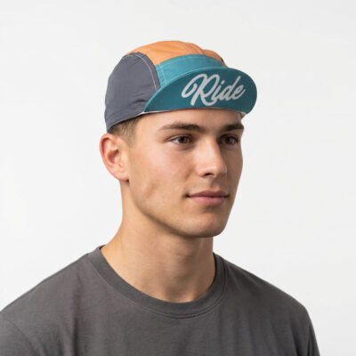 Gorra ciclismo - clasic naranja