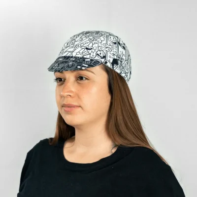 Gorra ciclismo - garabatos